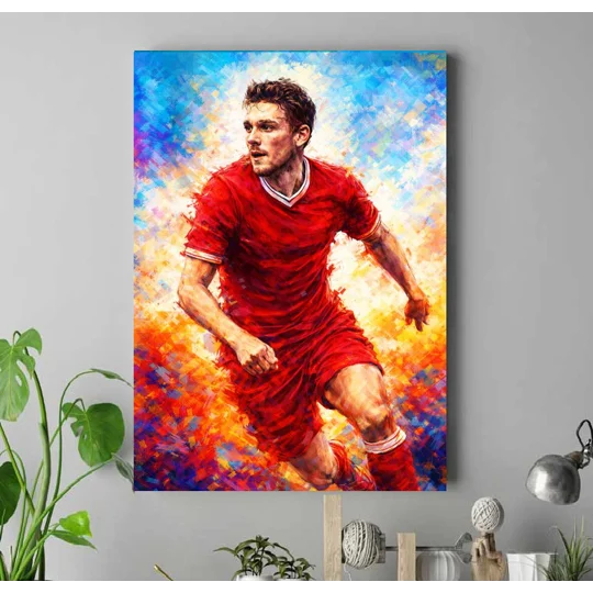 Liverpool Inspired Football Art | Andy Robertson Canvas Print