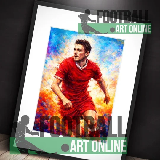 Liverpool Inspired Football Art | Andy Robertson Framed Print