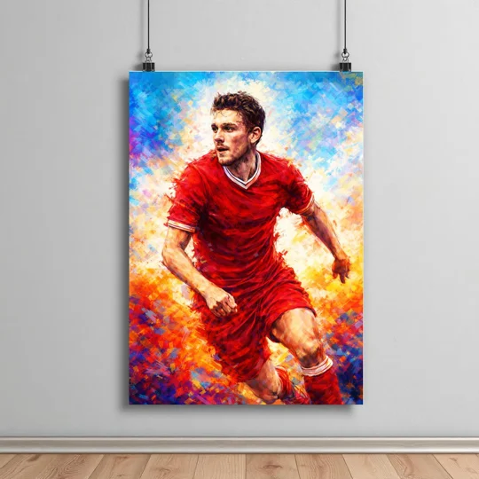 Liverpool Inspired Football Art | Andy Robertson Poster