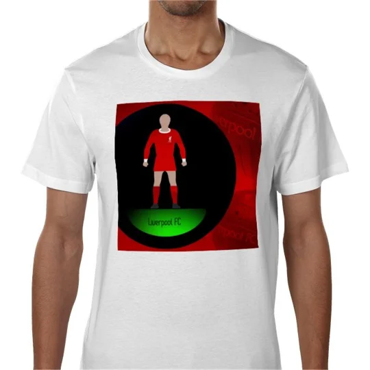 Liverpool Inspired Football Figure Art T-Shirt | Premium Soccer Tee