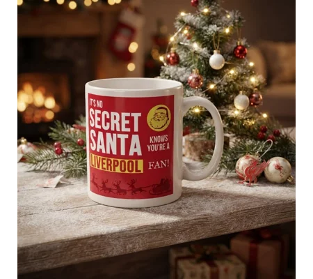 Liverpool-Inspired Secret Santa Christmas Gift Mug