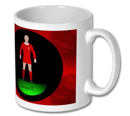 Liverpool Inspired Football Figure Art Mug | Soccer Gift Idea