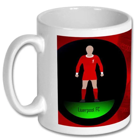 Liverpool Inspired Football Figure Art Mug | Soccer Gift Idea