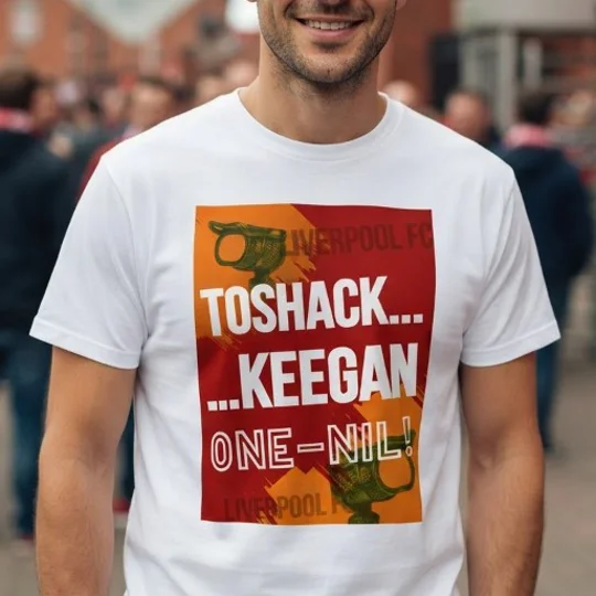 Liverpool Toshack Keegan One Nil Iconic Commentary T-Shirt