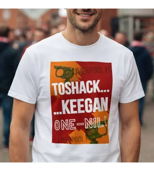 Liverpool Toshack Keegan One Nil Iconic Commentary T-Shirt