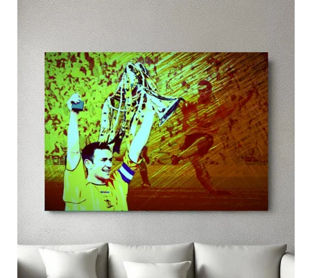 Livingston 2004 Scottish League Cup Winners Canvas Print – Historic Football Wall Art