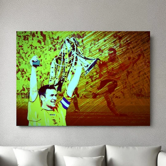 Livingston 2004 Scottish League Cup Winners Canvas Print – Historic Football Wall Art