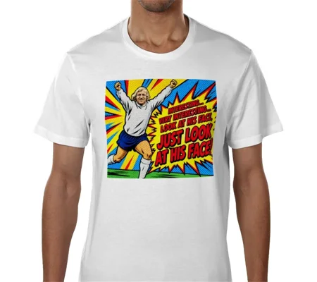 Look at His Face | Franny Lee Pop-Art Tribute Derby-Inspired Fan T-Shirt