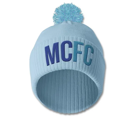 Man C Embroidered Retro-style Bobble Hat