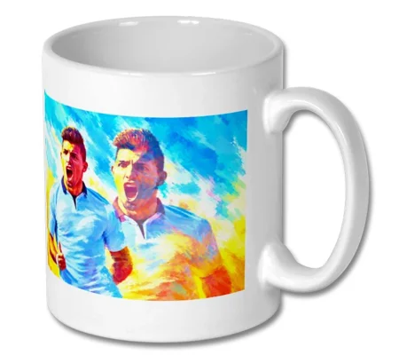 Sergio Agüero Man City-Inspired Football Gift Mug
