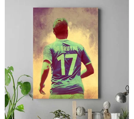 Manchester City FC Kevin De Bruyne Canvas Print