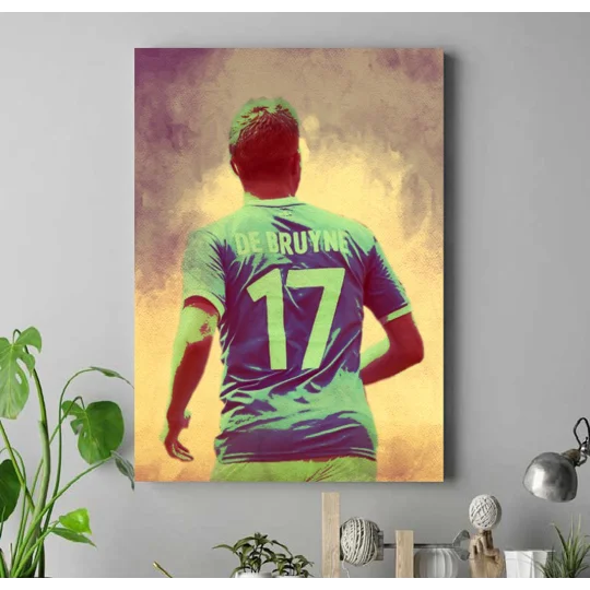 Manchester City FC Kevin De Bruyne Canvas Print