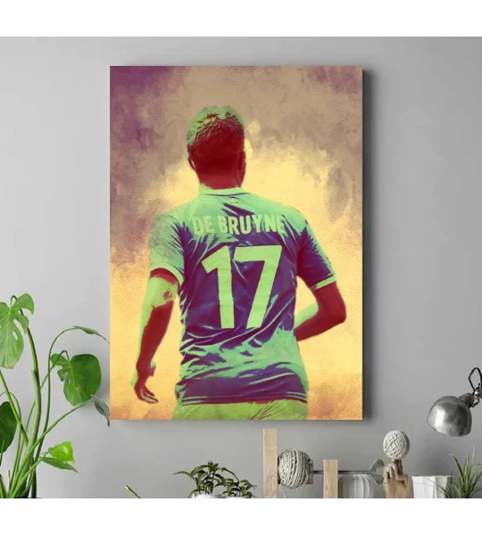Manchester City FC Kevin De Bruyne Canvas Print