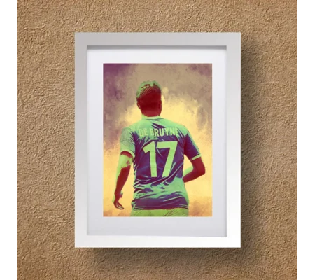 Manchester C Kevin De Bruyne Framed Print
