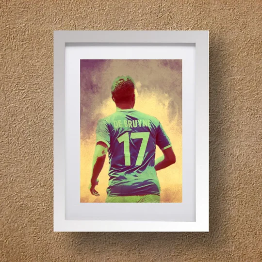 Manchester C Kevin De Bruyne Framed Print