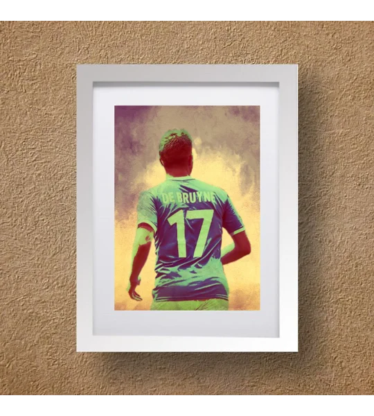 Manchester C Kevin De Bruyne Framed Print