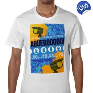 Man C Aguero 2012 Premier League T-Shirt