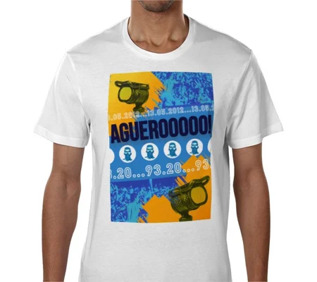 Man C Aguero 2012 Premier League T-Shirt