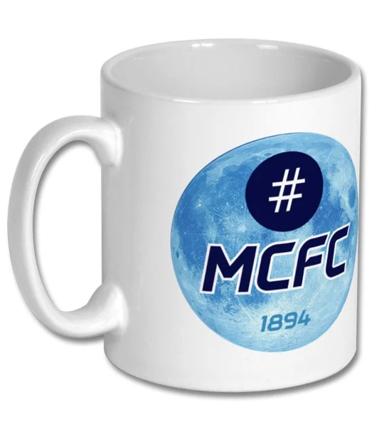 Manchester C Blue Moon Hashtag Mug