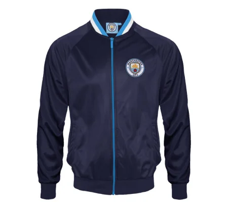 Manchester City FC Retro Style Track Jacket
