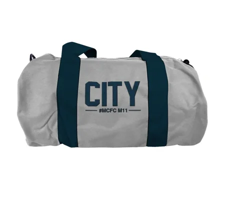 Man City-Inspired Retro Style Football Holdall Kitbag | M11 Design