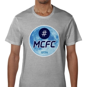 Manchester Blue Moon Hashtag Grey T-Shirt