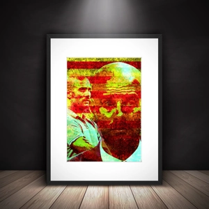 Manchester Josep Pep Guardiola Pop-art Framed Print