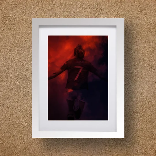 Manchester Ella Toone Iconic Framed Print