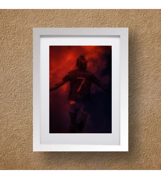 Manchester Ella Toone Iconic Framed Print