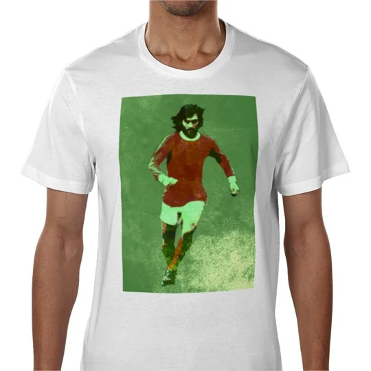 Man U George Best Iconic Vintage T-shirt