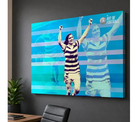 Man Friday | Reading Robin Friday-Inspired Football Canvas Wall Art