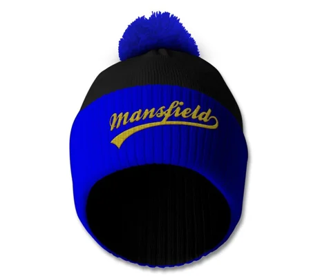Mansfield Retro-Style Bobble Hat