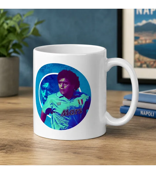 Maradona Napoli-Inspired Fan Art Mug