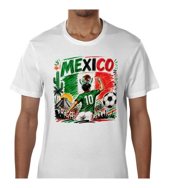 Mexico Football-Inspired Fans T-Shirt | Soccer Tee