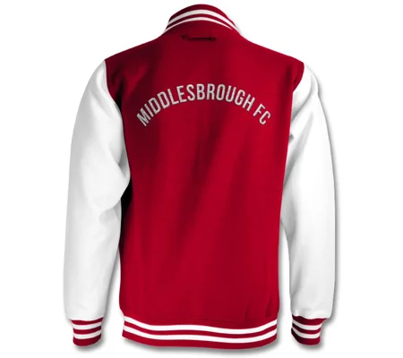 Middlesbrough FC Retro Style Varsity Jacket