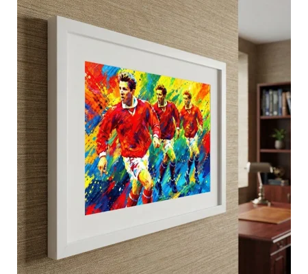 Middlesbrough-Inspired Juninho Tribute Football Framed Print
