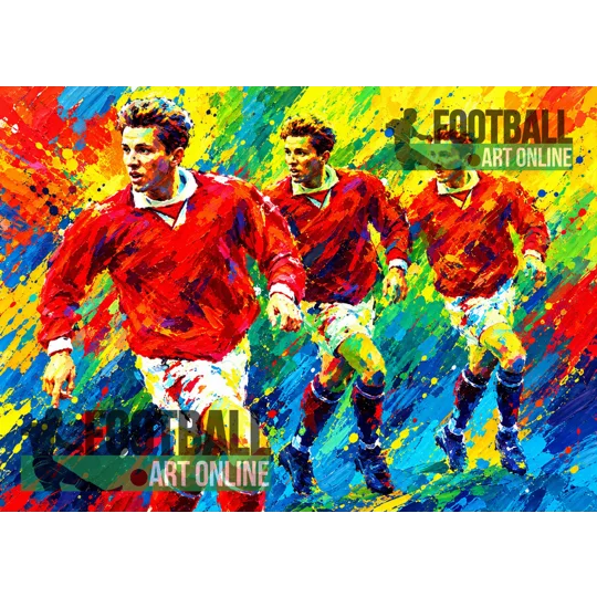 Juninho Middlesbrough-inspired abstract football artwork digital print