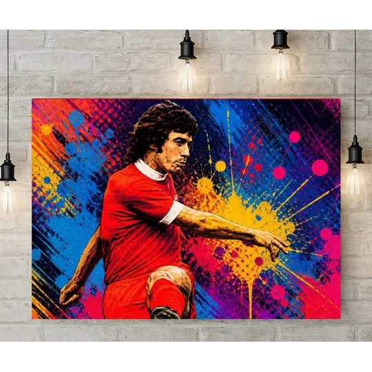 Mighty Mouse Keegan | Liverpool-Inspired Pop Art Style Canvas Wall Art