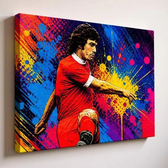 Mighty Mouse Keegan | Liverpool-Inspired Pop Art Style Canvas Wall Art