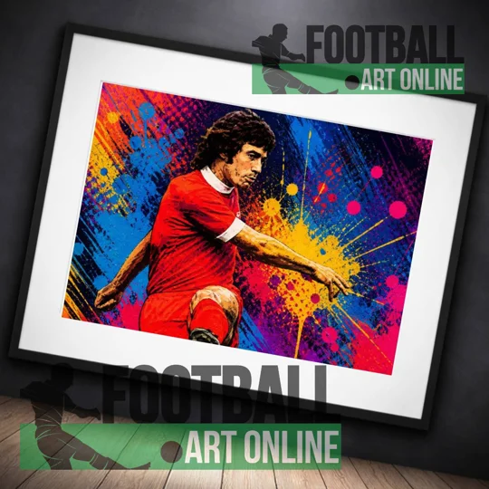 Kevin Keegan Mighty Mouse Liverpool-inspired retro football artwork