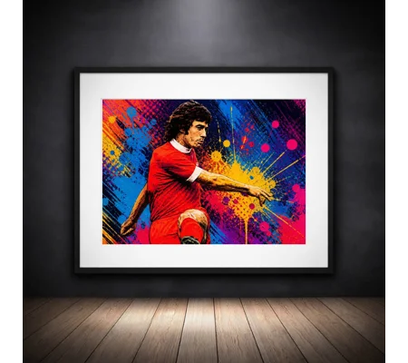 Mighty Mouse Keegan | Liverpool-Inspired Pop Art Framed Print