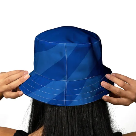 Millwall-inspired 1987 Home retro bucket hat in heavyweight canvas
