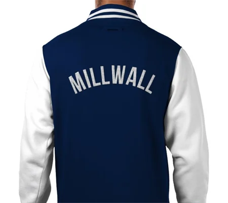 Millwall-Inspired Retro Varsity Jacket | Football Fan Coat