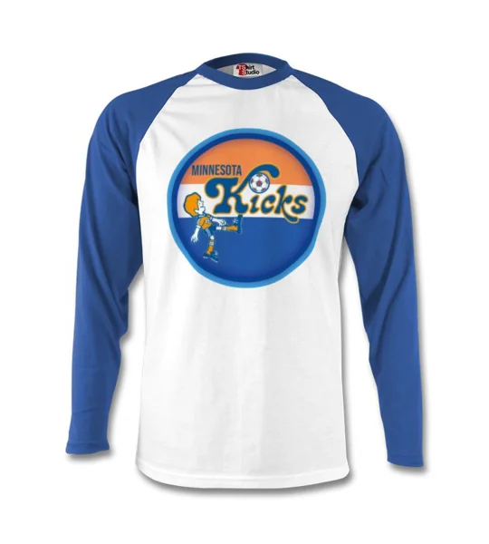 Minnesota Kicks Iconic Retro Long Sleeved T-shirt