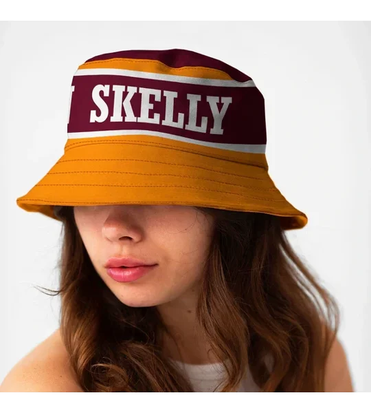 Motherwell 1987 home-inspired retro bucket hat in classic football colours