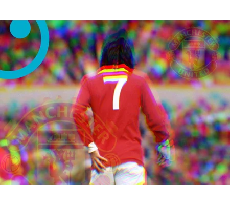 Manchester United Fc Legend George Best Iconic No. 7 A4 Digital Print