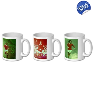 Manchester United FC Best Law Charlton Trinity Iconic Set ..