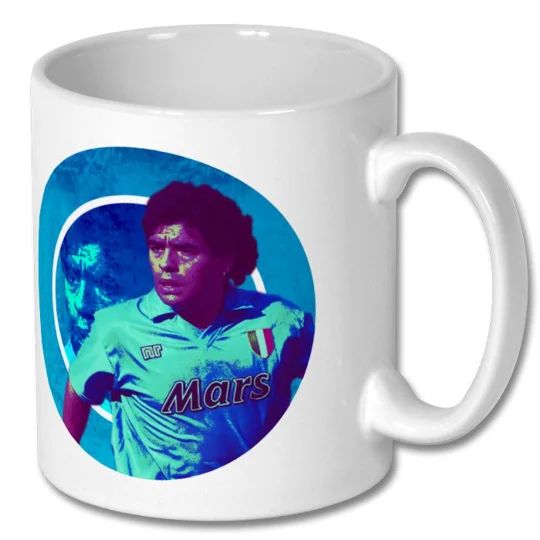 Maradona Napoli-Inspired Fan Art Mug