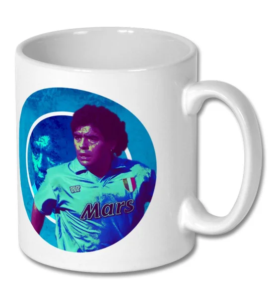 Maradona Napoli-Inspired Fan Art Mug