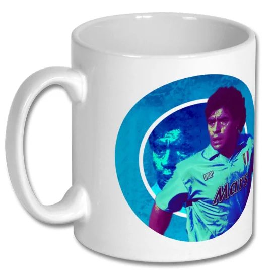 Maradona Napoli-Inspired Fan Art Mug